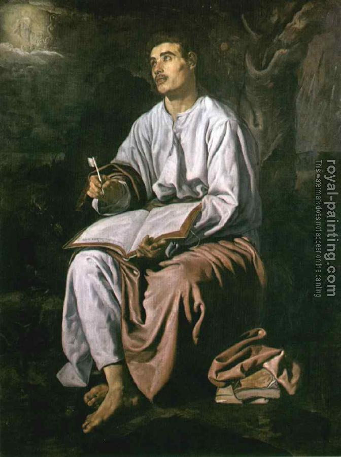 Diego Rodriguez De Silva Velazquez : Saint John at Patmos II